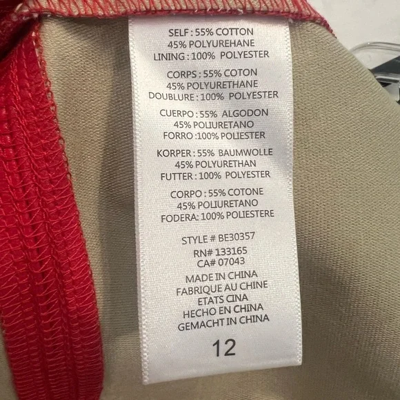 NWT Anthropologie Brand Red Faux Leather Skirt - Picture 10 of 13